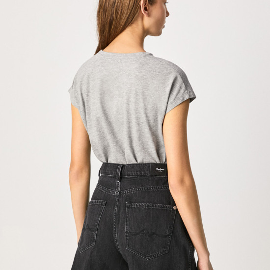 Pepe Jeans Γυναικεία κοντομάνικη μπλούζα Bloom Basic T-Shirt With Logo